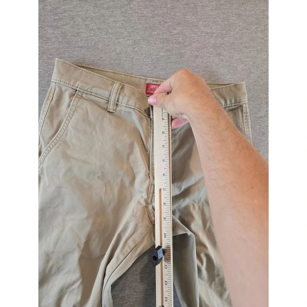 Levis XX Chino Pants Mens 28x29 Khaki Tan Relaxed Straight Skater Casual